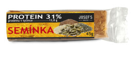 Proteinová se semínky 30,7%=13,8 g 